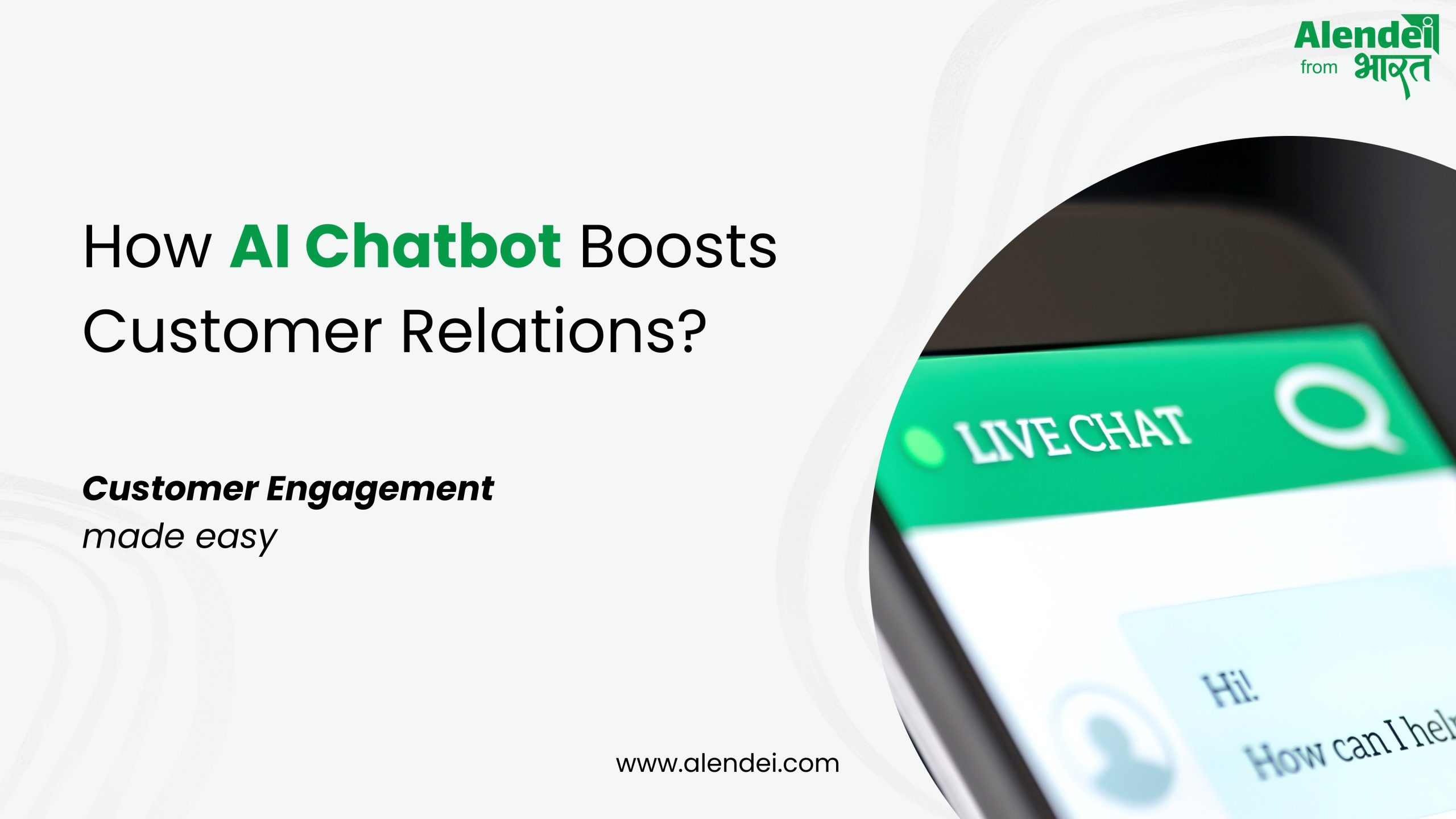 AI chatbot helps in customer engagement